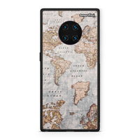 Thumbnail for Huawei Mate 30 Pro World Map θήκη από τη Smartfits με σχέδιο στο πίσω μέρος και μαύρο περίβλημα | Smartphone case with colorful back and black bezels by Smartfits