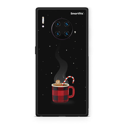Huawei Mate 30 Pro Xmas Bathing θήκη από τη Smartfits με σχέδιο στο πίσω μέρος και μαύρο περίβλημα | Smartphone case with colorful back and black bezels by Smartfits