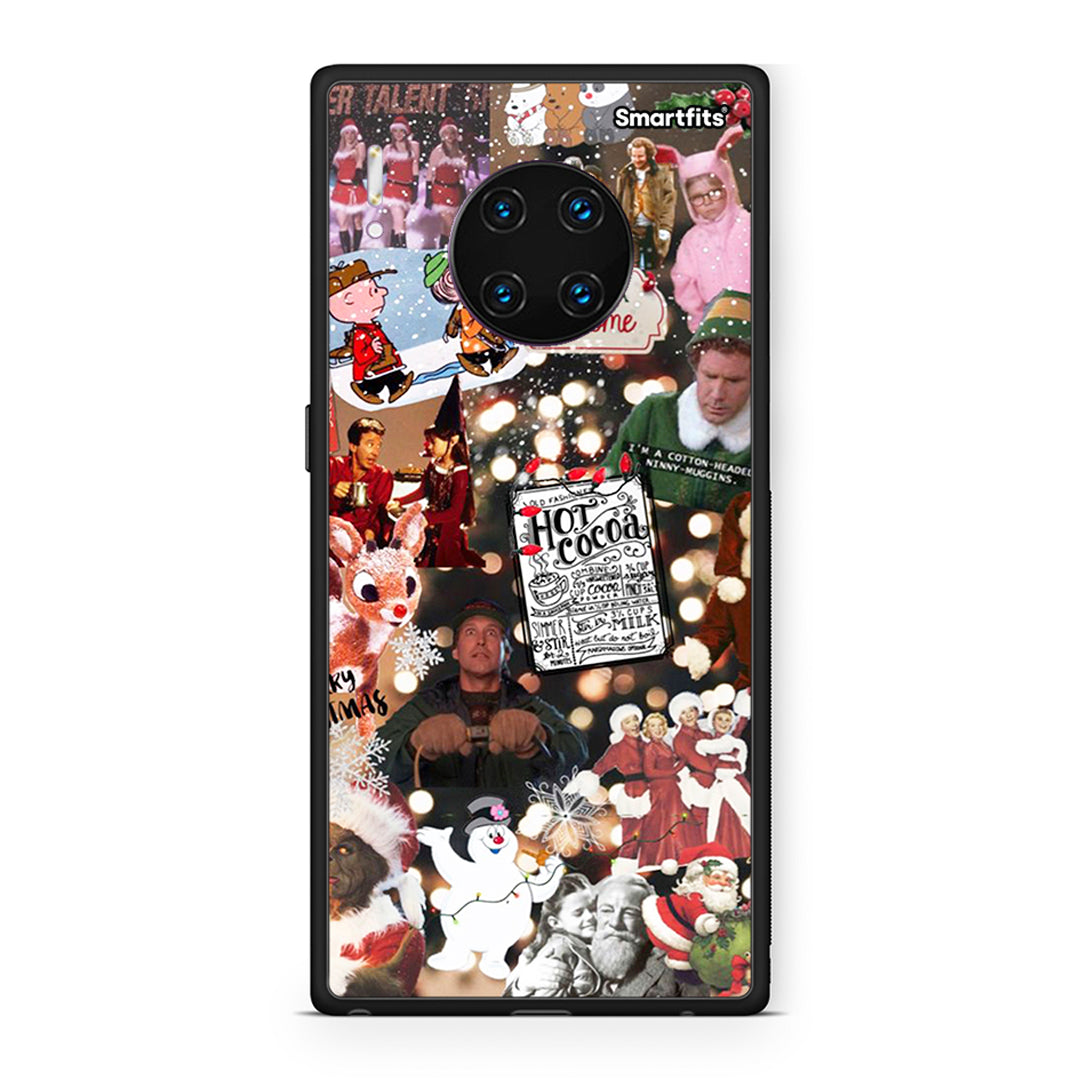 Huawei Mate 30 Pro Xmas Movies θήκη από τη Smartfits με σχέδιο στο πίσω μέρος και μαύρο περίβλημα | Smartphone case with colorful back and black bezels by Smartfits