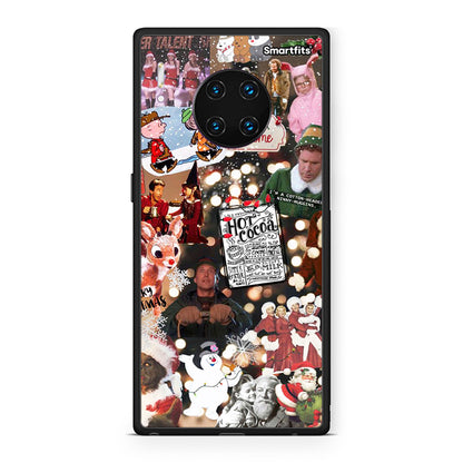 Huawei Mate 30 Pro Xmas Movies θήκη από τη Smartfits με σχέδιο στο πίσω μέρος και μαύρο περίβλημα | Smartphone case with colorful back and black bezels by Smartfits