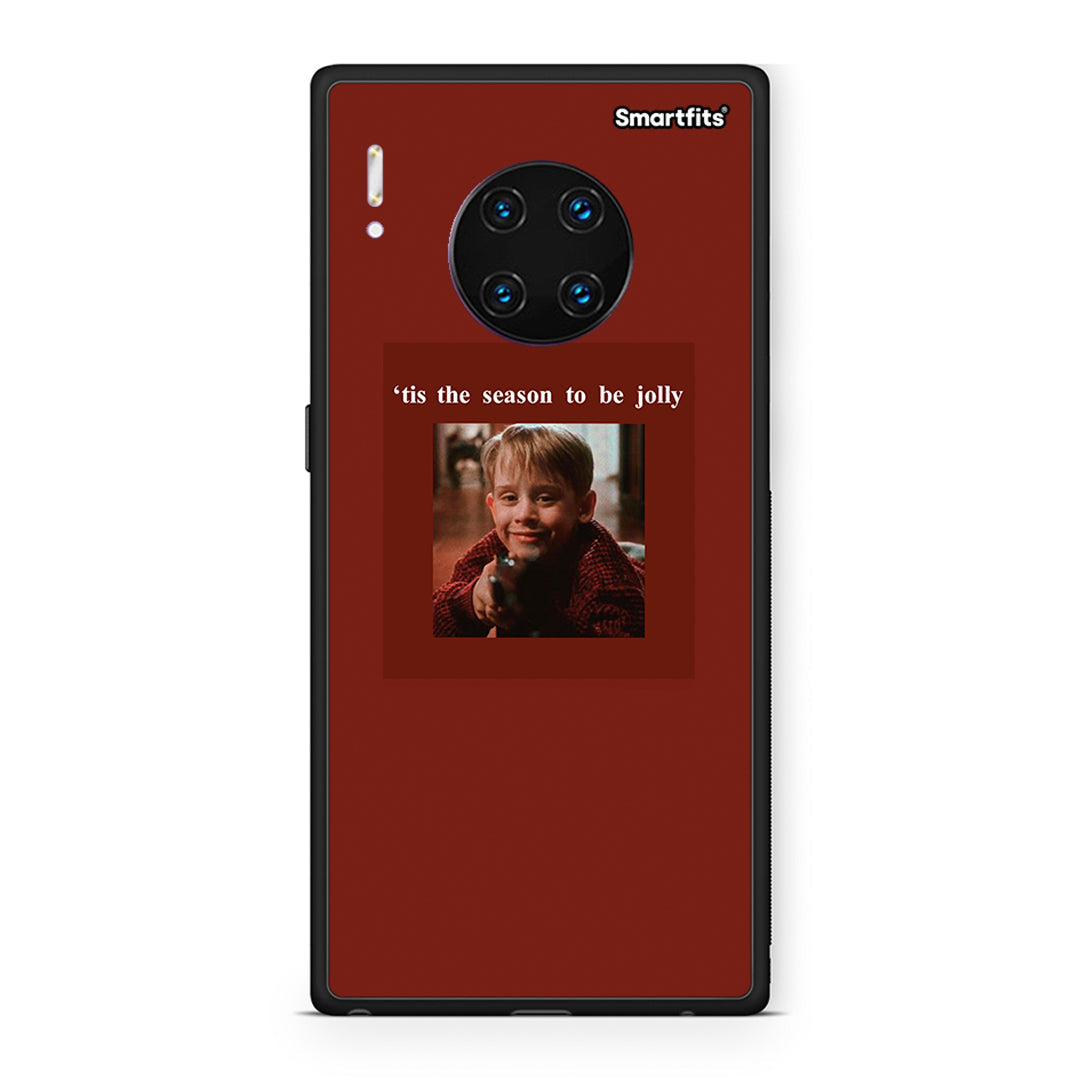 Huawei Mate 30 Pro Xmas Ultimate Spirit θήκη από τη Smartfits με σχέδιο στο πίσω μέρος και μαύρο περίβλημα | Smartphone case with colorful back and black bezels by Smartfits