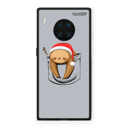 Huawei Mate 30 Pro Xmas Zzzz θήκη από τη Smartfits με σχέδιο στο πίσω μέρος και μαύρο περίβλημα | Smartphone case with colorful back and black bezels by Smartfits