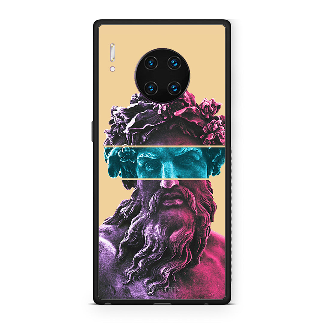 Huawei Mate 30 Pro Zeus Art Θήκη Αγίου Βαλεντίνου από τη Smartfits με σχέδιο στο πίσω μέρος και μαύρο περίβλημα | Smartphone case with colorful back and black bezels by Smartfits