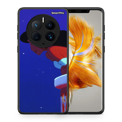 Θήκη Huawei Mate 50 Pro Alladin And Jasmine Love 2 από τη Smartfits με σχέδιο στο πίσω μέρος και μαύρο περίβλημα | Huawei Mate 50 Pro Alladin And Jasmine Love 2 Case with Colorful Back and Black Bezels