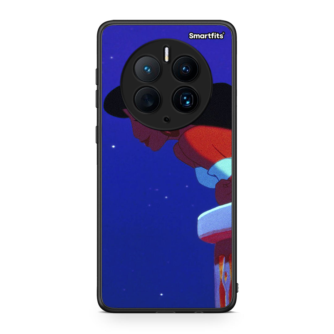Θήκη Huawei Mate 50 Pro Alladin And Jasmine Love 2 από τη Smartfits με σχέδιο στο πίσω μέρος και μαύρο περίβλημα | Huawei Mate 50 Pro Alladin And Jasmine Love 2 Case with Colorful Back and Black Bezels