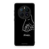 Thumbnail for Θήκη Huawei Mate 50 Pro Always & Forever 1 από τη Smartfits με σχέδιο στο πίσω μέρος και μαύρο περίβλημα | Huawei Mate 50 Pro Always & Forever 1 Case with Colorful Back and Black Bezels
