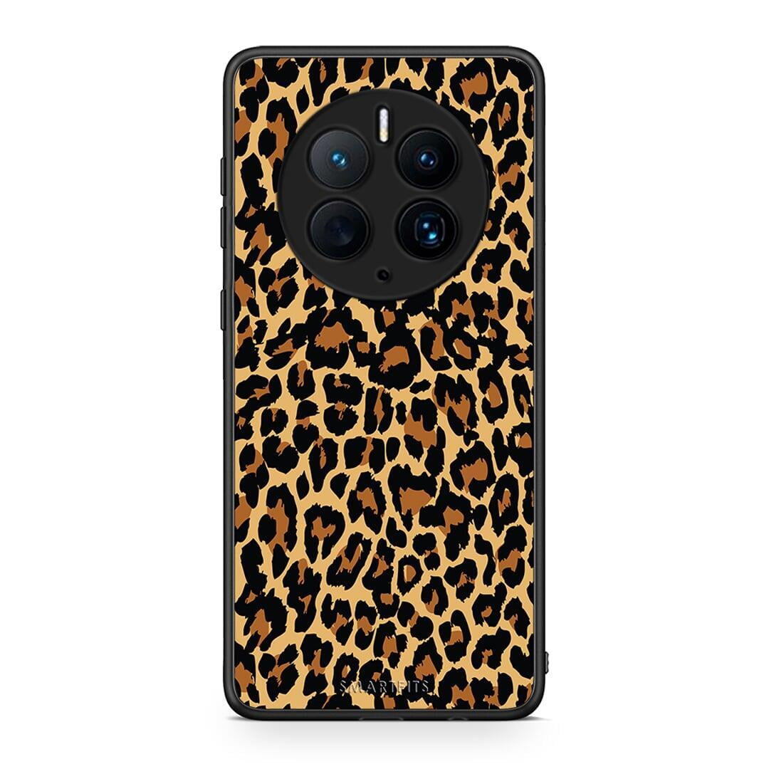 Θήκη Huawei Mate 50 Pro Animal Leopard από τη Smartfits με σχέδιο στο πίσω μέρος και μαύρο περίβλημα | Huawei Mate 50 Pro Animal Leopard Case with Colorful Back and Black Bezels