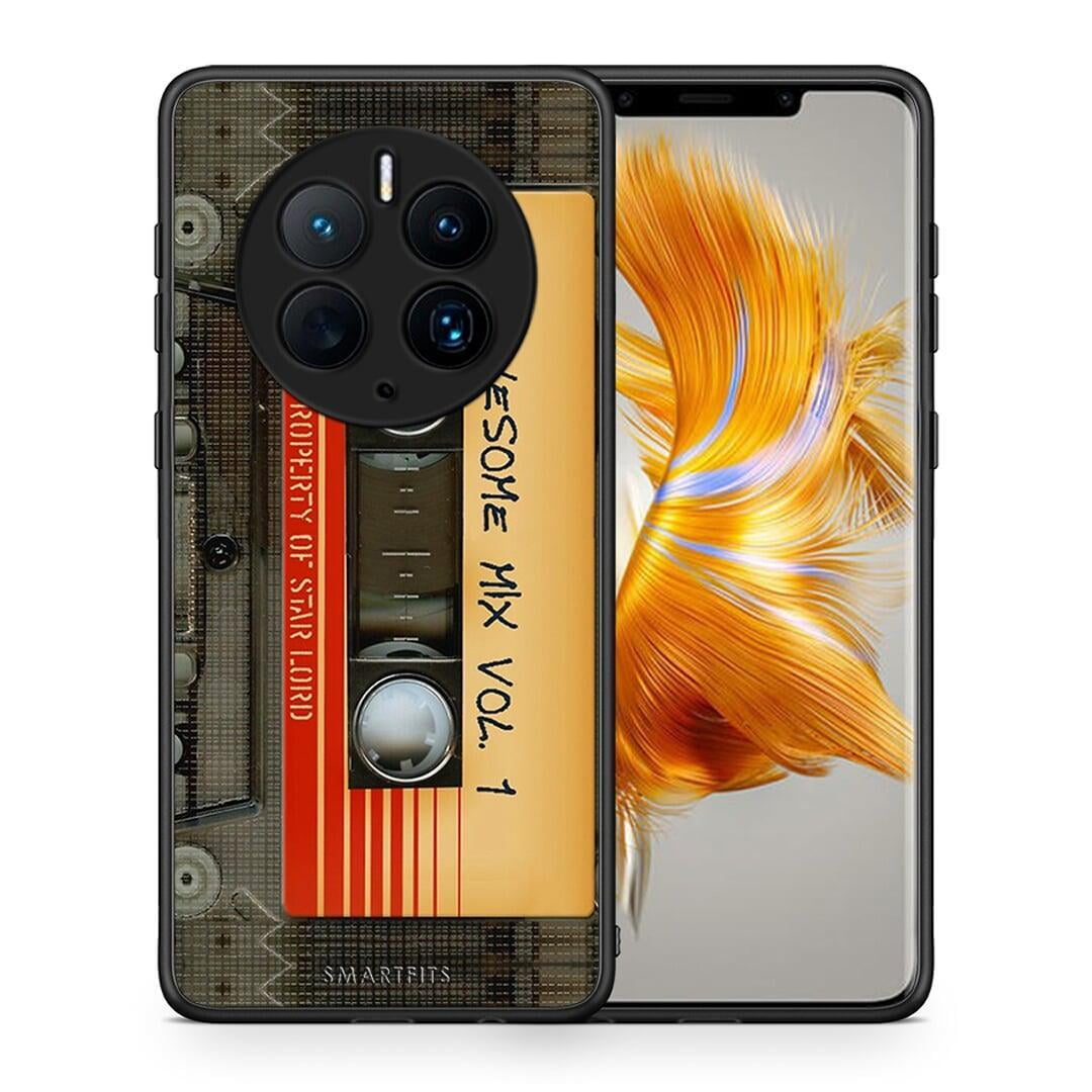 Θήκη Huawei Mate 50 Pro Awesome Mix από τη Smartfits με σχέδιο στο πίσω μέρος και μαύρο περίβλημα | Huawei Mate 50 Pro Awesome Mix Case with Colorful Back and Black Bezels