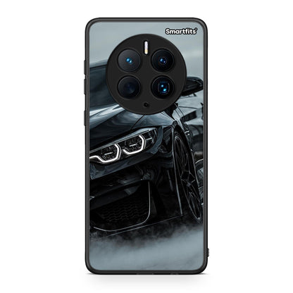 Θήκη Huawei Mate 50 Pro Black BMW από τη Smartfits με σχέδιο στο πίσω μέρος και μαύρο περίβλημα | Huawei Mate 50 Pro Black BMW Case with Colorful Back and Black Bezels