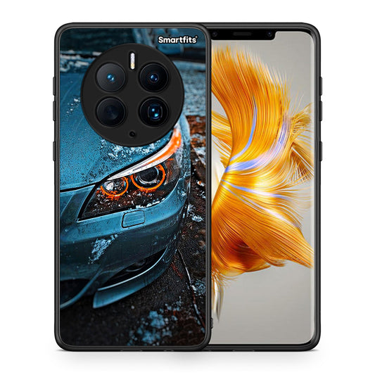 Θήκη Huawei Mate 50 Pro Bmw E60 από τη Smartfits με σχέδιο στο πίσω μέρος και μαύρο περίβλημα | Huawei Mate 50 Pro Bmw E60 Case with Colorful Back and Black Bezels