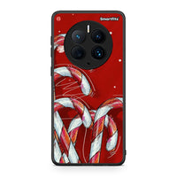 Thumbnail for Θήκη Huawei Mate 50 Pro Candy Cane από τη Smartfits με σχέδιο στο πίσω μέρος και μαύρο περίβλημα | Huawei Mate 50 Pro Candy Cane Case with Colorful Back and Black Bezels