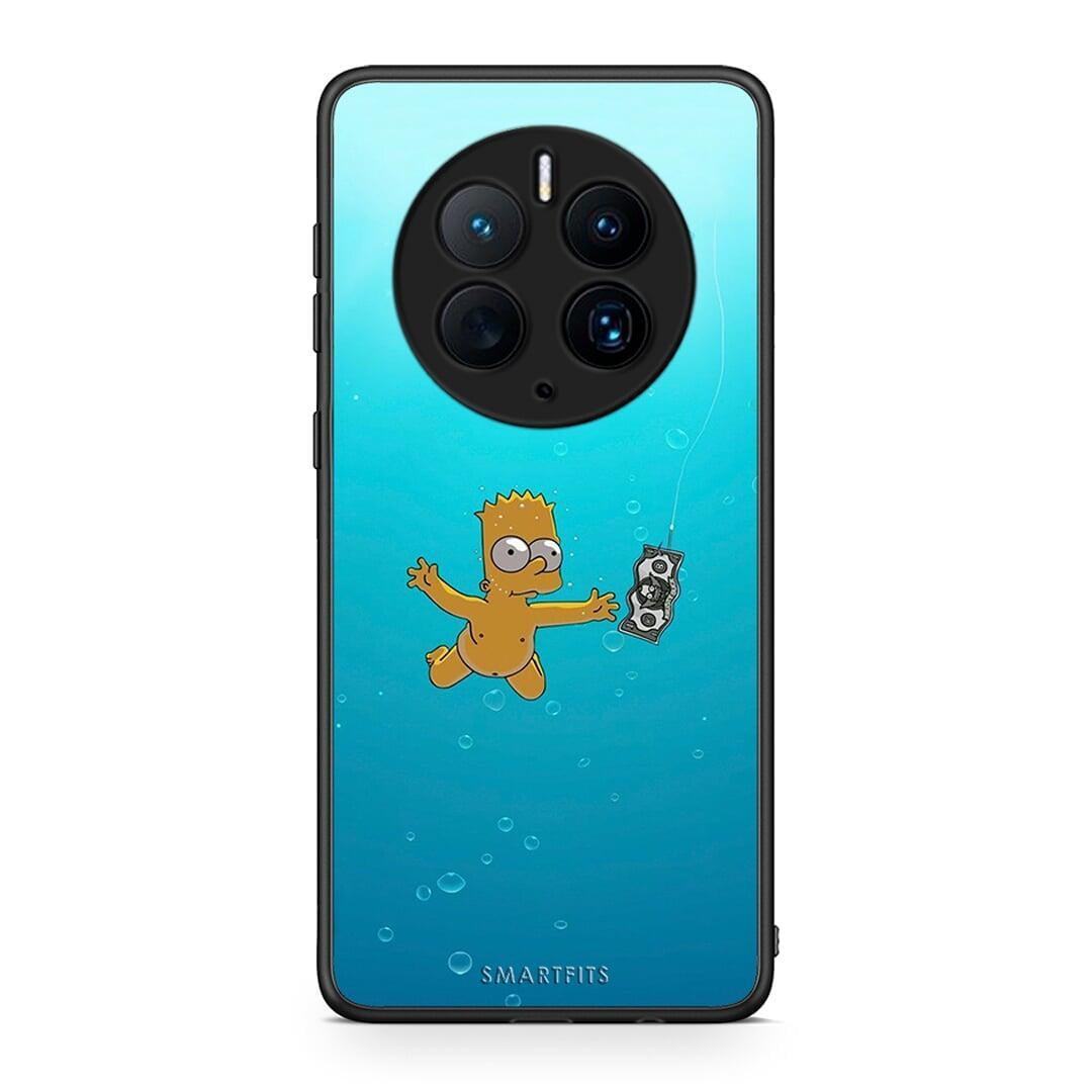 Θήκη Huawei Mate 50 Pro Chasing Money από τη Smartfits με σχέδιο στο πίσω μέρος και μαύρο περίβλημα | Huawei Mate 50 Pro Chasing Money Case with Colorful Back and Black Bezels