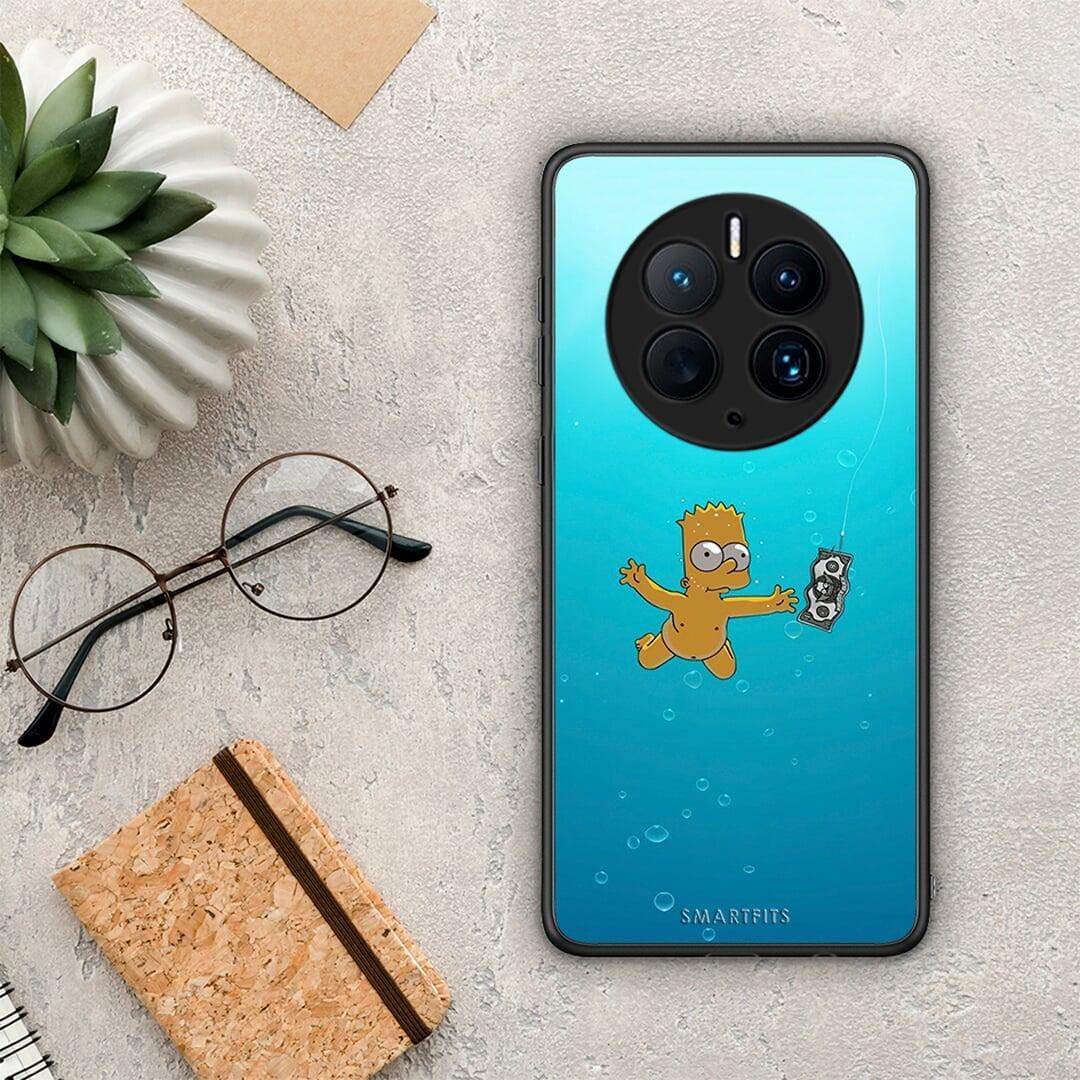 Θήκη Huawei Mate 50 Pro Chasing Money από τη Smartfits με σχέδιο στο πίσω μέρος και μαύρο περίβλημα | Huawei Mate 50 Pro Chasing Money Case with Colorful Back and Black Bezels