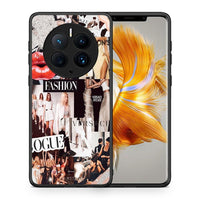 Thumbnail for Θήκη Huawei Mate 50 Pro Collage Fashion από τη Smartfits με σχέδιο στο πίσω μέρος και μαύρο περίβλημα | Huawei Mate 50 Pro Collage Fashion Case with Colorful Back and Black Bezels