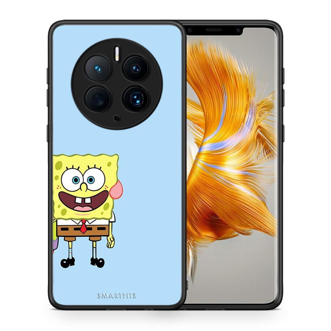 Θήκη Huawei Mate 50 Pro Friends Bob από τη Smartfits με σχέδιο στο πίσω μέρος και μαύρο περίβλημα | Huawei Mate 50 Pro Friends Bob Case with Colorful Back and Black Bezels