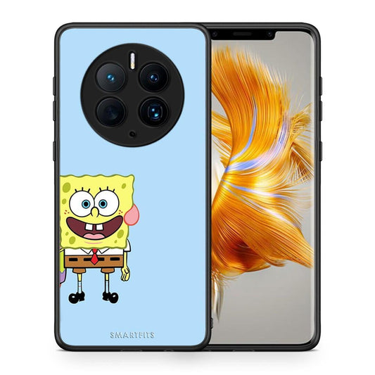 Θήκη Huawei Mate 50 Pro Friends Bob από τη Smartfits με σχέδιο στο πίσω μέρος και μαύρο περίβλημα | Huawei Mate 50 Pro Friends Bob Case with Colorful Back and Black Bezels