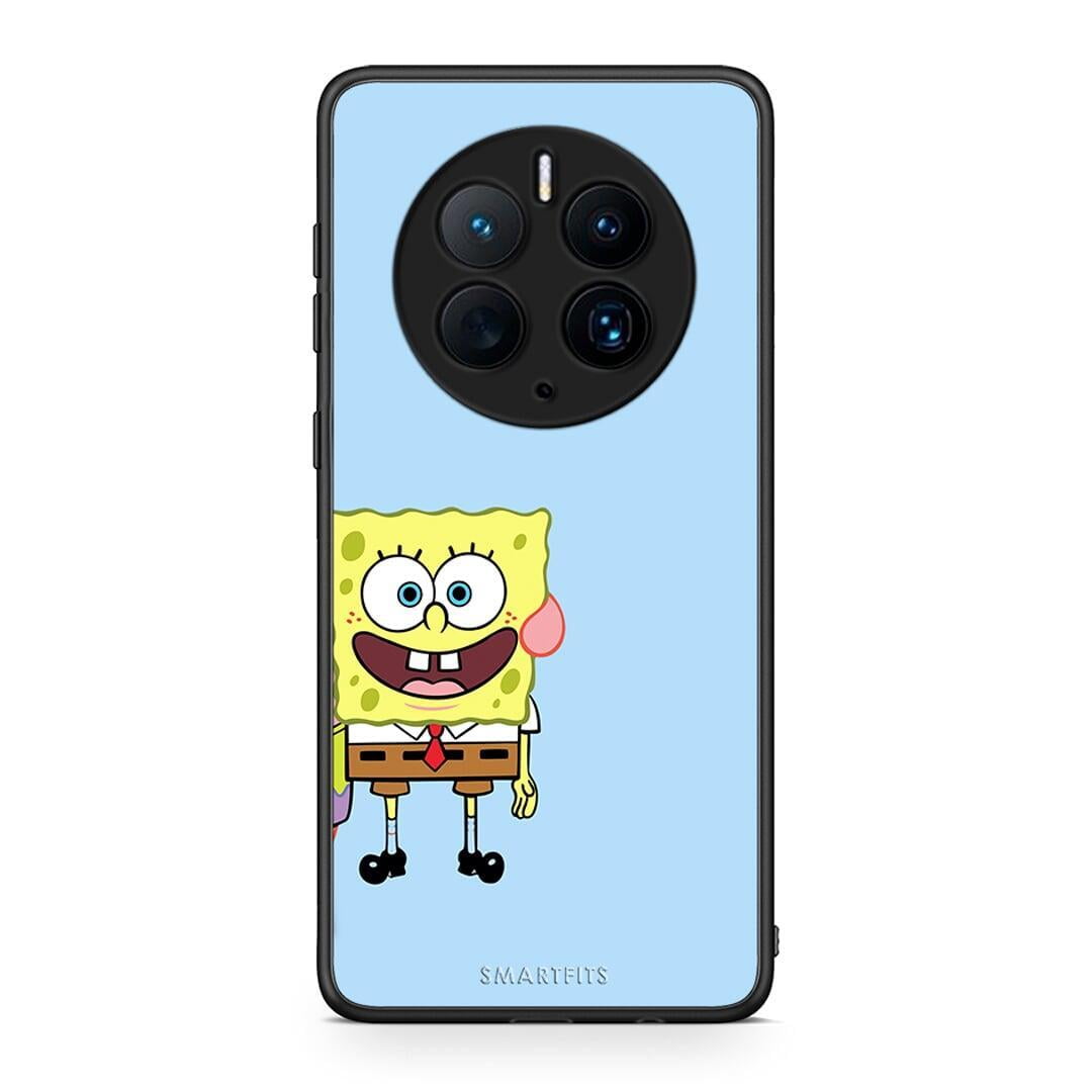 Θήκη Huawei Mate 50 Pro Friends Bob από τη Smartfits με σχέδιο στο πίσω μέρος και μαύρο περίβλημα | Huawei Mate 50 Pro Friends Bob Case with Colorful Back and Black Bezels