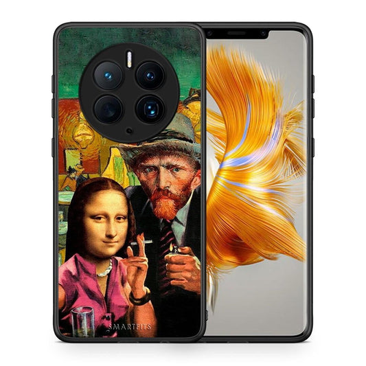 Θήκη Huawei Mate 50 Pro Funny Art από τη Smartfits με σχέδιο στο πίσω μέρος και μαύρο περίβλημα | Huawei Mate 50 Pro Funny Art Case with Colorful Back and Black Bezels