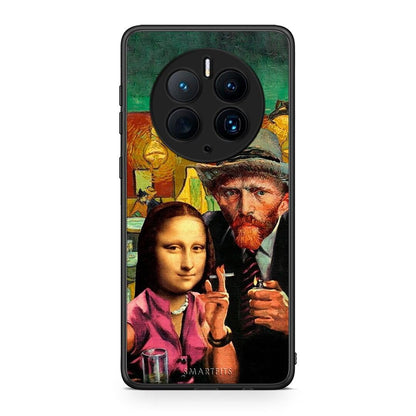Θήκη Huawei Mate 50 Pro Funny Art από τη Smartfits με σχέδιο στο πίσω μέρος και μαύρο περίβλημα | Huawei Mate 50 Pro Funny Art Case with Colorful Back and Black Bezels