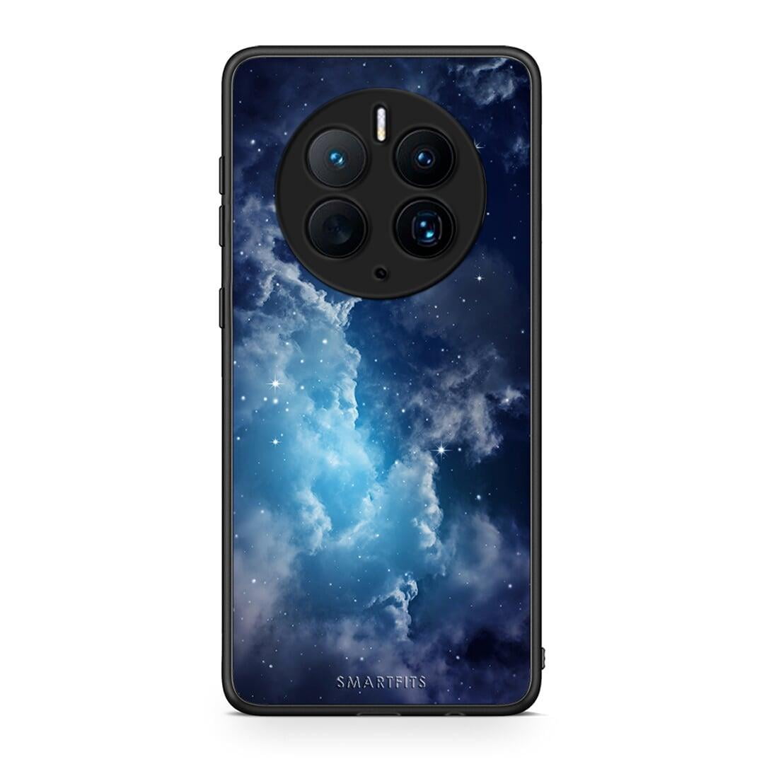 Θήκη Huawei Mate 50 Pro Galactic Blue Sky από τη Smartfits με σχέδιο στο πίσω μέρος και μαύρο περίβλημα | Huawei Mate 50 Pro Galactic Blue Sky Case with Colorful Back and Black Bezels
