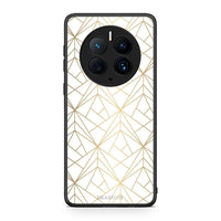 Thumbnail for Θήκη Huawei Mate 50 Pro Geometric Luxury White από τη Smartfits με σχέδιο στο πίσω μέρος και μαύρο περίβλημα | Huawei Mate 50 Pro Geometric Luxury White Case with Colorful Back and Black Bezels
