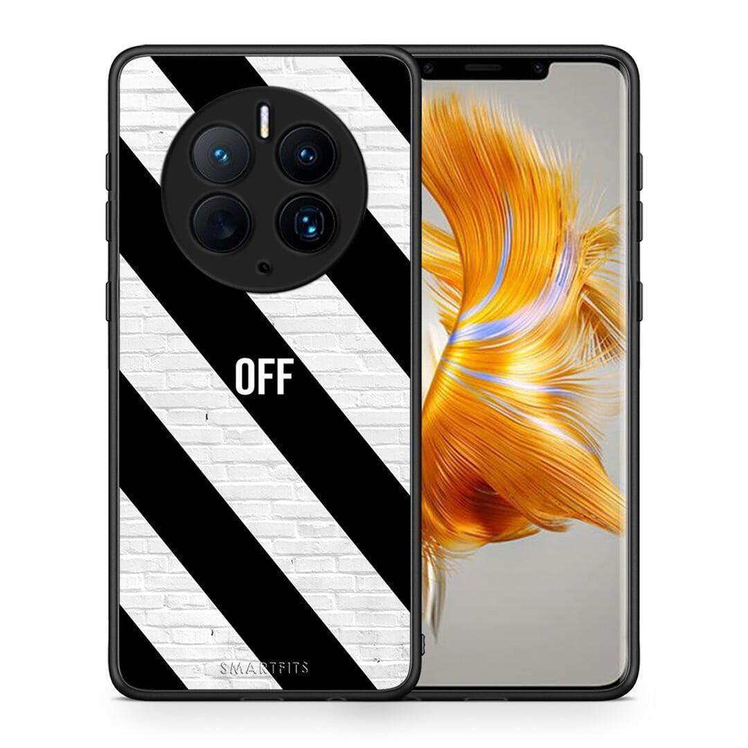 Θήκη Huawei Mate 50 Pro Get Off από τη Smartfits με σχέδιο στο πίσω μέρος και μαύρο περίβλημα | Huawei Mate 50 Pro Get Off Case with Colorful Back and Black Bezels