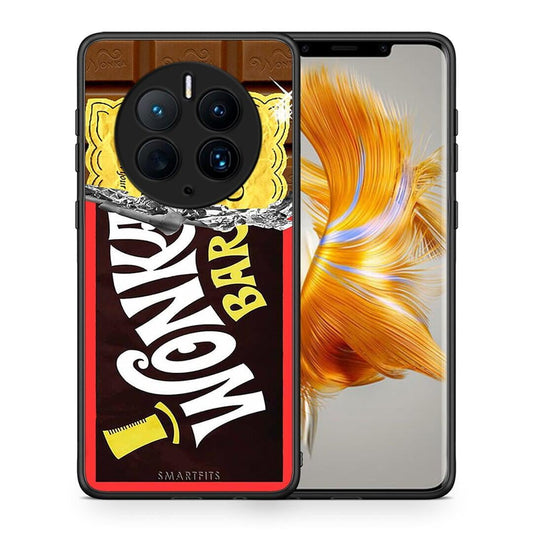 Θήκη Huawei Mate 50 Pro Golden Ticket από τη Smartfits με σχέδιο στο πίσω μέρος και μαύρο περίβλημα | Huawei Mate 50 Pro Golden Ticket Case with Colorful Back and Black Bezels