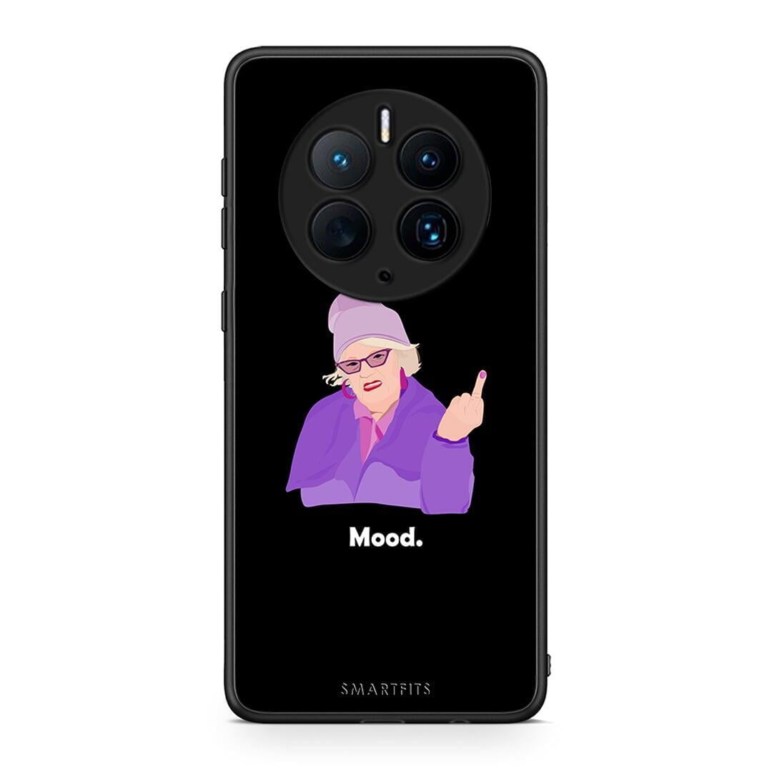 Θήκη Huawei Mate 50 Pro Grandma Mood Black από τη Smartfits με σχέδιο στο πίσω μέρος και μαύρο περίβλημα | Huawei Mate 50 Pro Grandma Mood Black Case with Colorful Back and Black Bezels