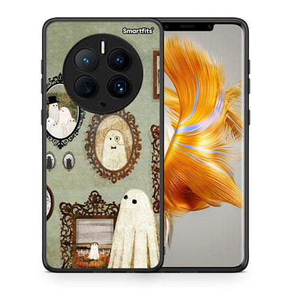Θήκη Huawei Mate 50 Pro Halloween Ghost Season από τη Smartfits με σχέδιο στο πίσω μέρος και μαύρο περίβλημα | Huawei Mate 50 Pro Halloween Ghost Season Case with Colorful Back and Black Bezels