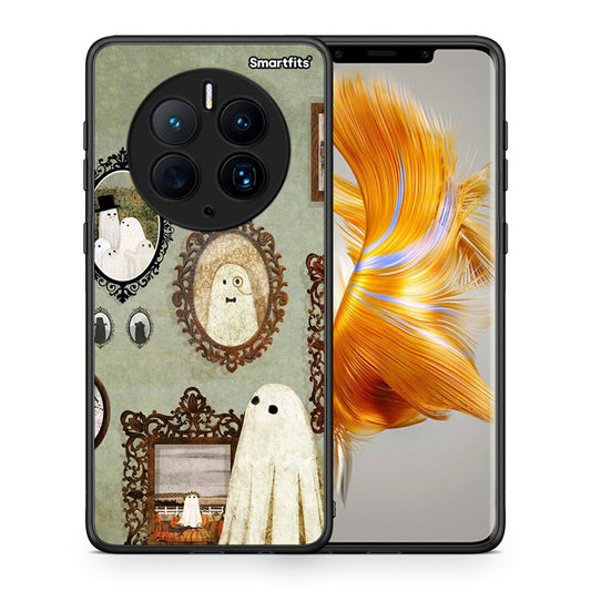 Θήκη Huawei Mate 50 Pro Halloween Ghost Season από τη Smartfits με σχέδιο στο πίσω μέρος και μαύρο περίβλημα | Huawei Mate 50 Pro Halloween Ghost Season Case with Colorful Back and Black Bezels