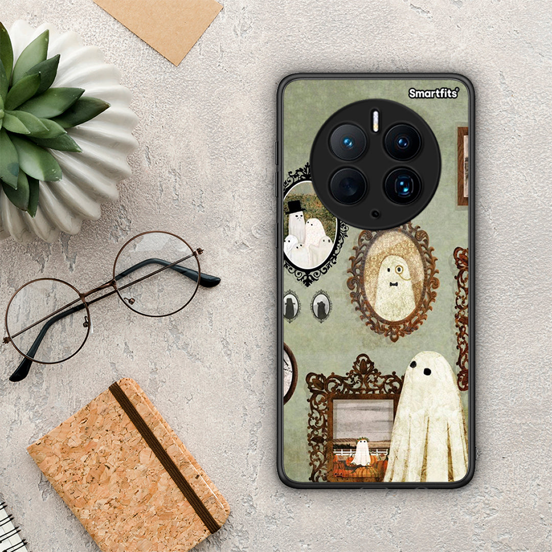 Θήκη Huawei Mate 50 Pro Halloween Ghost Season από τη Smartfits με σχέδιο στο πίσω μέρος και μαύρο περίβλημα | Huawei Mate 50 Pro Halloween Ghost Season Case with Colorful Back and Black Bezels