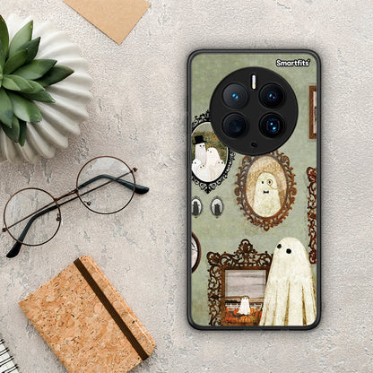 Θήκη Huawei Mate 50 Pro Halloween Ghost Season από τη Smartfits με σχέδιο στο πίσω μέρος και μαύρο περίβλημα | Huawei Mate 50 Pro Halloween Ghost Season Case with Colorful Back and Black Bezels
