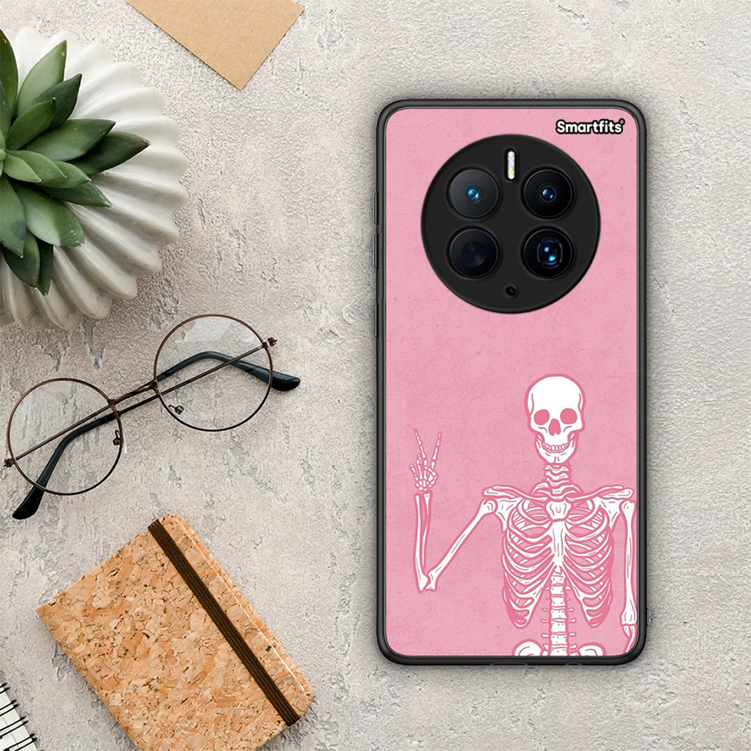 Θήκη Huawei Mate 50 Pro Halloween Motivation από τη Smartfits με σχέδιο στο πίσω μέρος και μαύρο περίβλημα | Huawei Mate 50 Pro Halloween Motivation Case with Colorful Back and Black Bezels