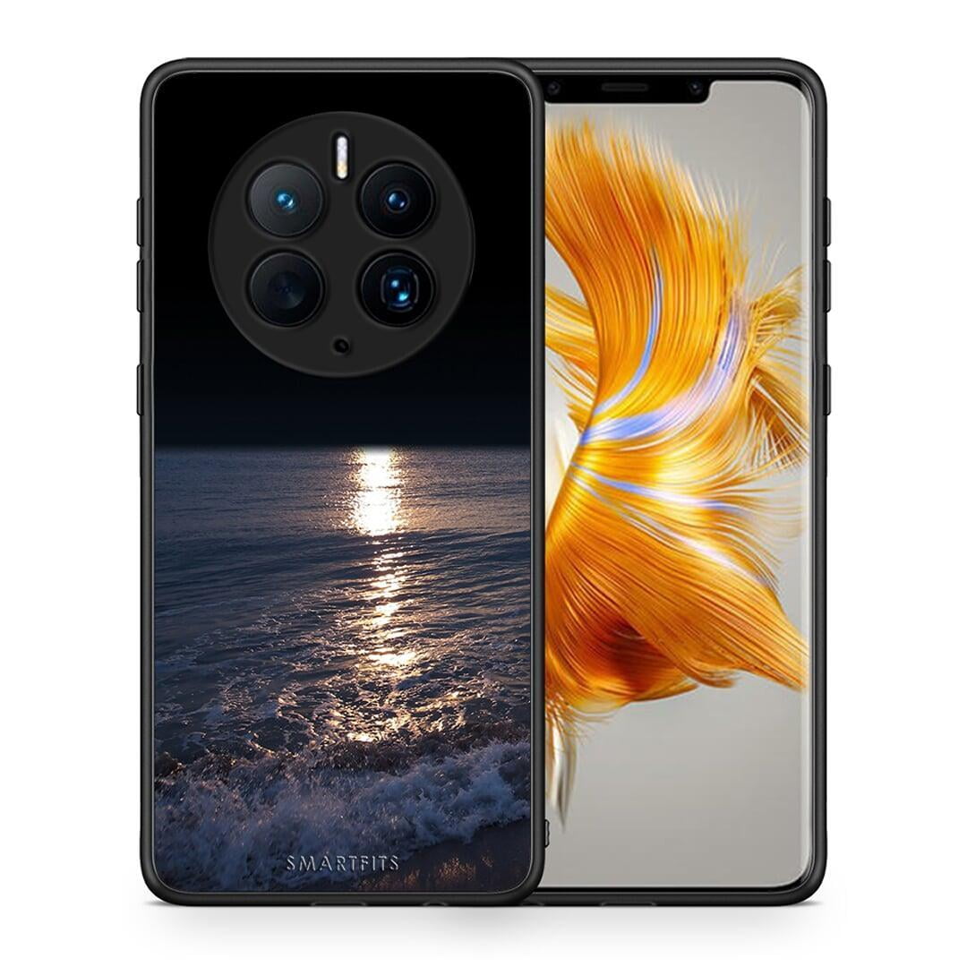 Θήκη Huawei Mate 50 Pro Landscape Moon από τη Smartfits με σχέδιο στο πίσω μέρος και μαύρο περίβλημα | Huawei Mate 50 Pro Landscape Moon Case with Colorful Back and Black Bezels