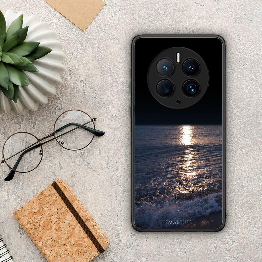 Θήκη Huawei Mate 50 Pro Landscape Moon από τη Smartfits με σχέδιο στο πίσω μέρος και μαύρο περίβλημα | Huawei Mate 50 Pro Landscape Moon Case with Colorful Back and Black Bezels