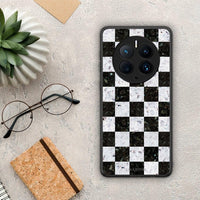 Thumbnail for Θήκη Huawei Mate 50 Pro Marble Square Geometric από τη Smartfits με σχέδιο στο πίσω μέρος και μαύρο περίβλημα | Huawei Mate 50 Pro Marble Square Geometric Case with Colorful Back and Black Bezels
