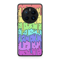 Thumbnail for Θήκη Huawei Mate 50 Pro Melting Rainbow από τη Smartfits με σχέδιο στο πίσω μέρος και μαύρο περίβλημα | Huawei Mate 50 Pro Melting Rainbow Case with Colorful Back and Black Bezels