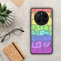 Thumbnail for Θήκη Huawei Mate 50 Pro Melting Rainbow από τη Smartfits με σχέδιο στο πίσω μέρος και μαύρο περίβλημα | Huawei Mate 50 Pro Melting Rainbow Case with Colorful Back and Black Bezels