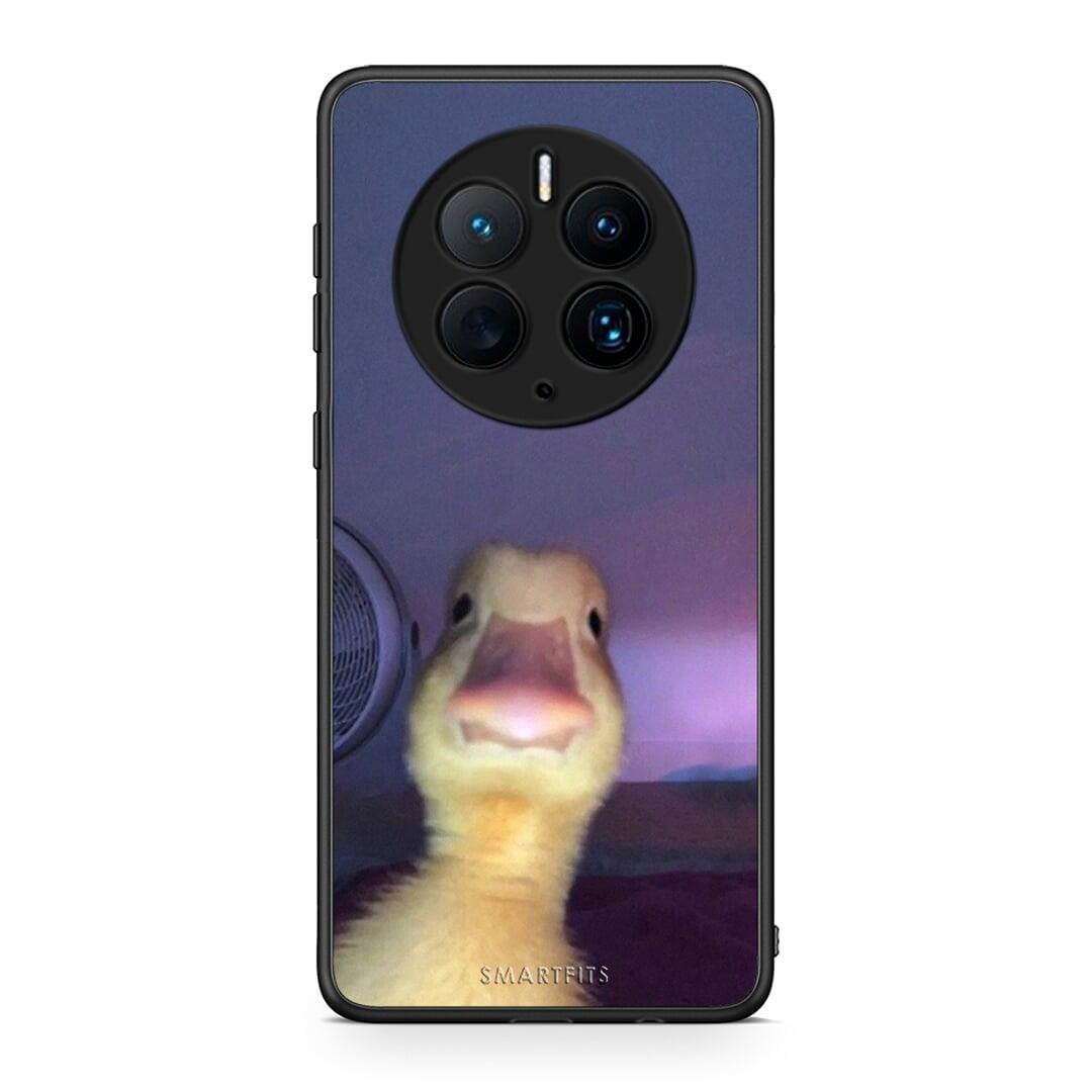 Θήκη Huawei Mate 50 Pro Meme Duck από τη Smartfits με σχέδιο στο πίσω μέρος και μαύρο περίβλημα | Huawei Mate 50 Pro Meme Duck Case with Colorful Back and Black Bezels