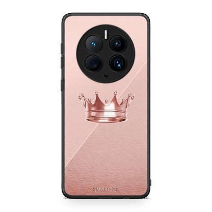 Θήκη Huawei Mate 50 Pro Minimal Crown από τη Smartfits με σχέδιο στο πίσω μέρος και μαύρο περίβλημα | Huawei Mate 50 Pro Minimal Crown Case with Colorful Back and Black Bezels