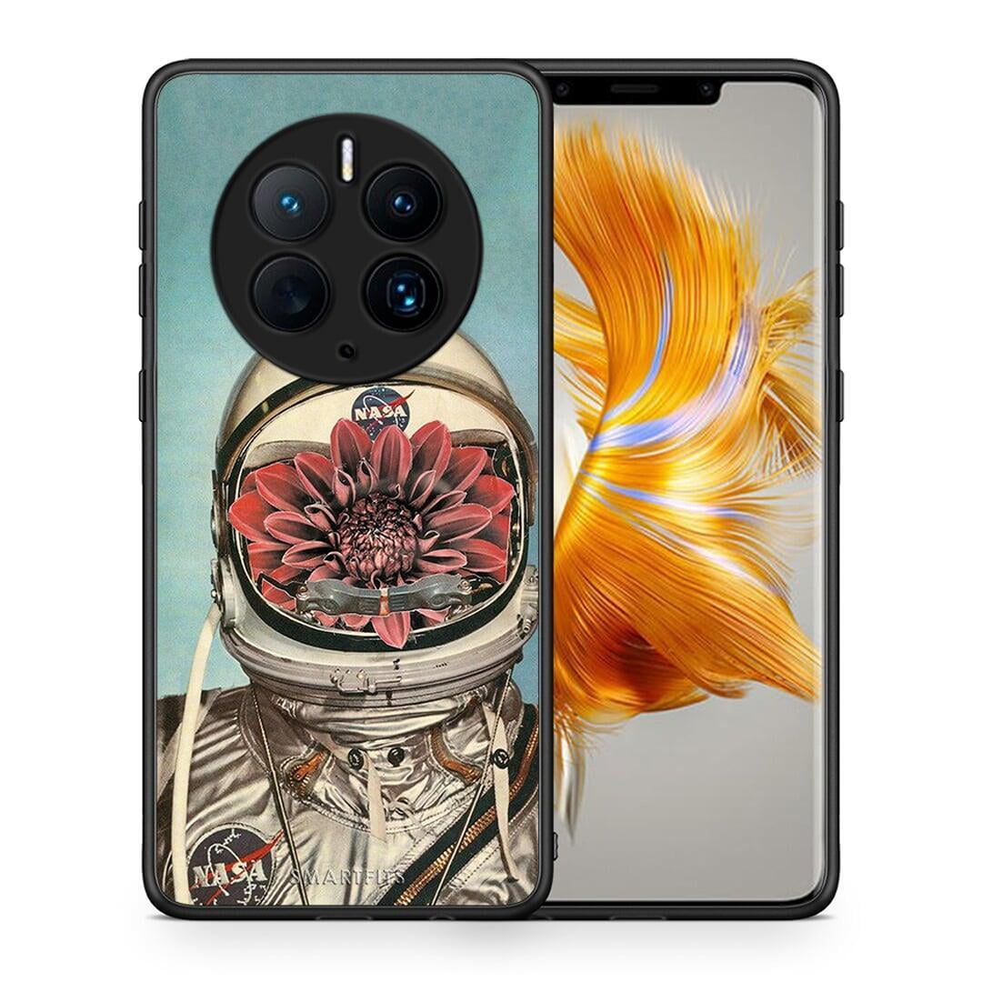 Θήκη Huawei Mate 50 Pro Nasa Bloom από τη Smartfits με σχέδιο στο πίσω μέρος και μαύρο περίβλημα | Huawei Mate 50 Pro Nasa Bloom Case with Colorful Back and Black Bezels