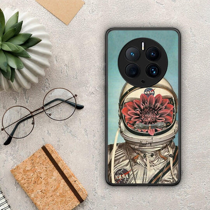 Θήκη Huawei Mate 50 Pro Nasa Bloom από τη Smartfits με σχέδιο στο πίσω μέρος και μαύρο περίβλημα | Huawei Mate 50 Pro Nasa Bloom Case with Colorful Back and Black Bezels