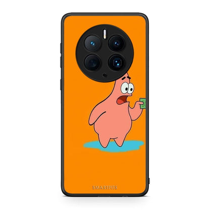 Θήκη Huawei Mate 50 Pro No Money 1 από τη Smartfits με σχέδιο στο πίσω μέρος και μαύρο περίβλημα | Huawei Mate 50 Pro No Money 1 Case with Colorful Back and Black Bezels