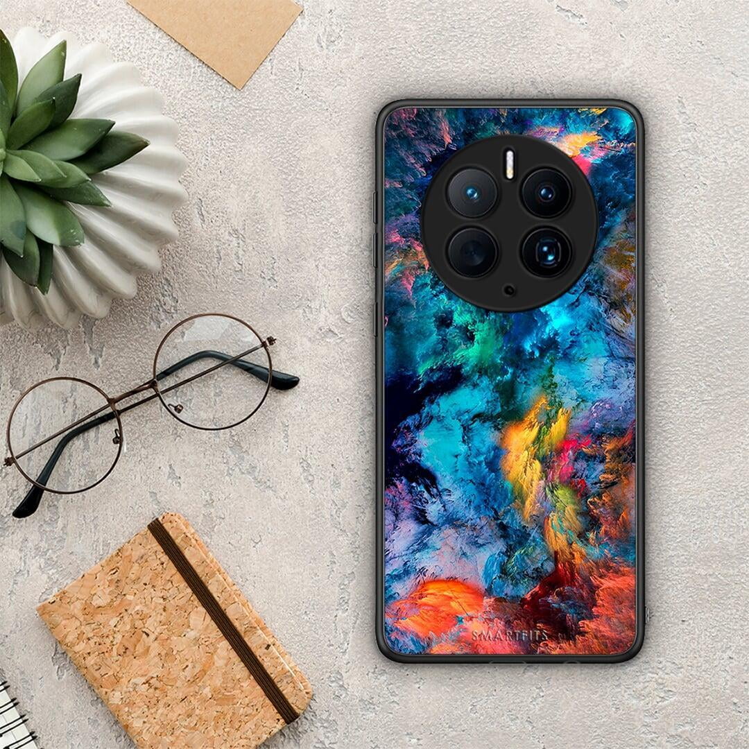 Θήκη Huawei Mate 50 Pro Paint Crayola από τη Smartfits με σχέδιο στο πίσω μέρος και μαύρο περίβλημα | Huawei Mate 50 Pro Paint Crayola Case with Colorful Back and Black Bezels