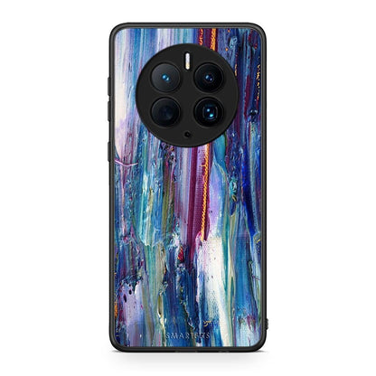 Θήκη Huawei Mate 50 Pro Paint Winter από τη Smartfits με σχέδιο στο πίσω μέρος και μαύρο περίβλημα | Huawei Mate 50 Pro Paint Winter Case with Colorful Back and Black Bezels