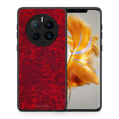 Θήκη Huawei Mate 50 Pro Paisley Cashmere από τη Smartfits με σχέδιο στο πίσω μέρος και μαύρο περίβλημα | Huawei Mate 50 Pro Paisley Cashmere Case with Colorful Back and Black Bezels