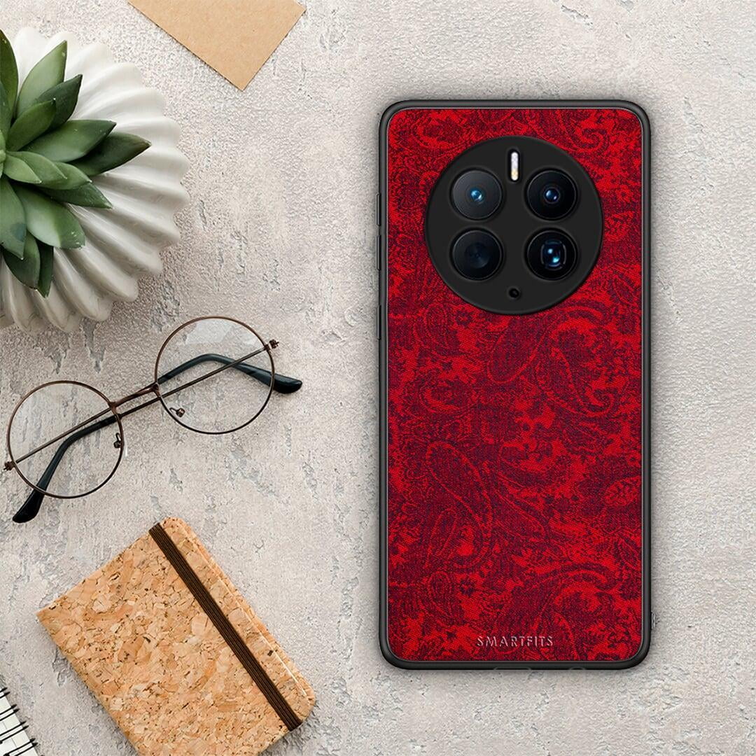 Θήκη Huawei Mate 50 Pro Paisley Cashmere από τη Smartfits με σχέδιο στο πίσω μέρος και μαύρο περίβλημα | Huawei Mate 50 Pro Paisley Cashmere Case with Colorful Back and Black Bezels