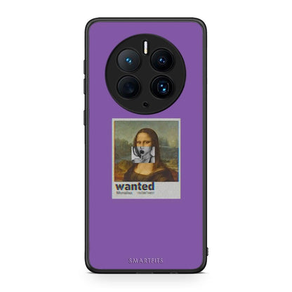 Θήκη Huawei Mate 50 Pro Popart Monalisa από τη Smartfits με σχέδιο στο πίσω μέρος και μαύρο περίβλημα | Huawei Mate 50 Pro Popart Monalisa Case with Colorful Back and Black Bezels