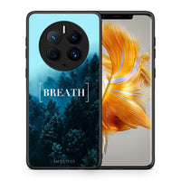 Thumbnail for Θήκη Huawei Mate 50 Pro Quote Breath από τη Smartfits με σχέδιο στο πίσω μέρος και μαύρο περίβλημα | Huawei Mate 50 Pro Quote Breath Case with Colorful Back and Black Bezels