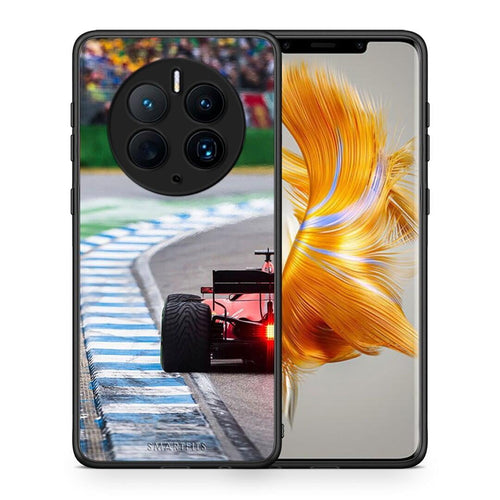 Θήκη Huawei Mate 50 Pro Racing Vibes από τη Smartfits με σχέδιο στο πίσω μέρος και μαύρο περίβλημα | Huawei Mate 50 Pro Racing Vibes Case with Colorful Back and Black Bezels